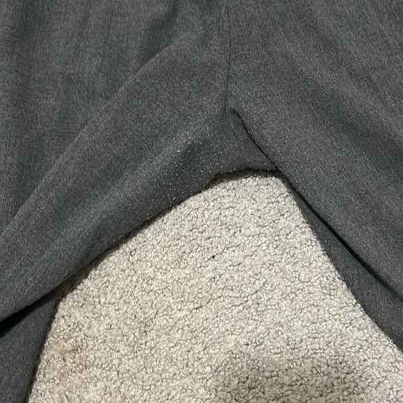 Ann Taylor Side Stripe Track Pants Gray Black Large - Picture 14 of 14